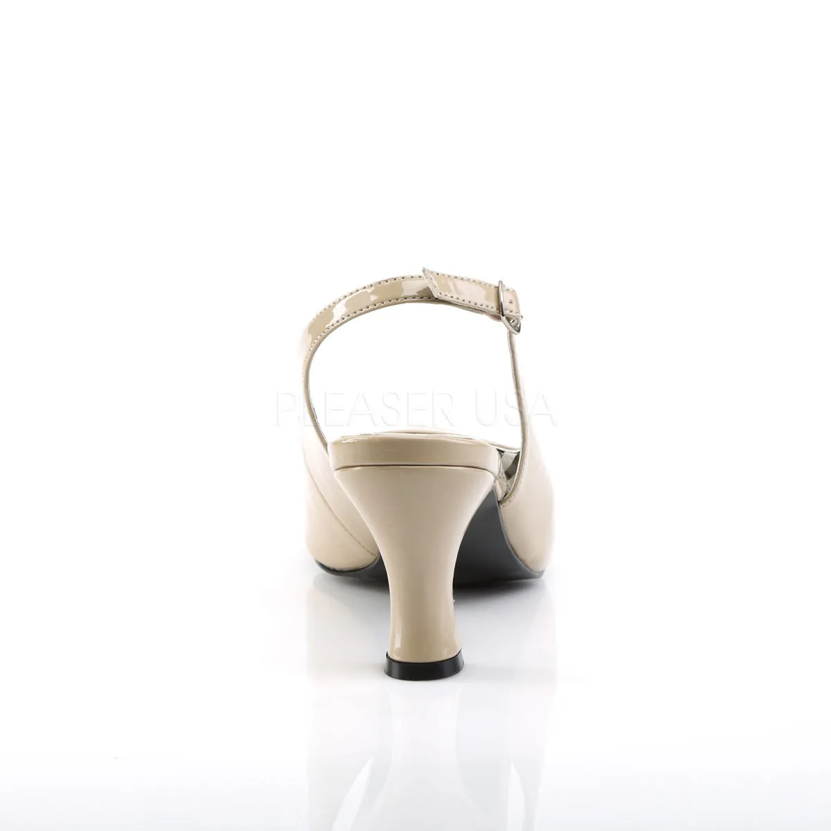 3 Inch Heel JENNA-02 Cream Pat