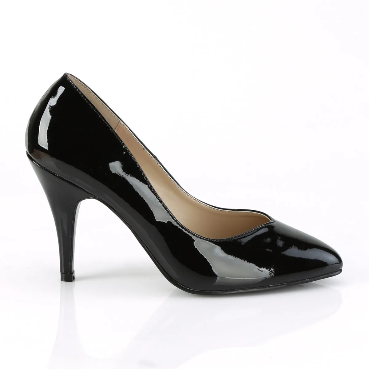 4 Inch Heel DREAM-420W Black Patent