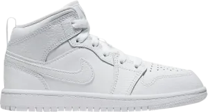 Air Jordan 1 Mid PS Triple White sneakers, white