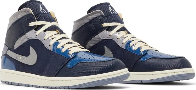 Air Jordan 1 Mid SE Craft Inside Out - Obsidian, Blue