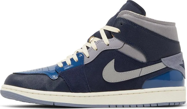 Air Jordan 1 Mid SE Craft Inside Out - Obsidian, Blue