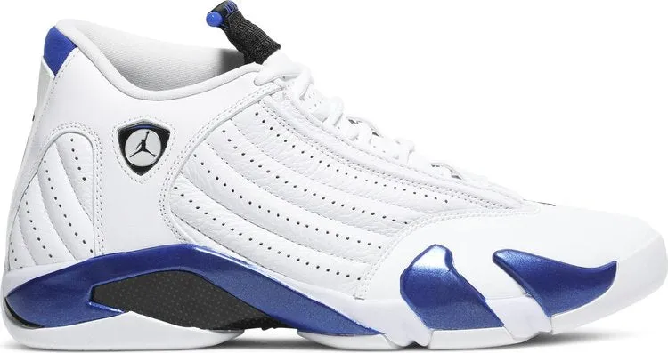 Air Jordan 14 Retro Hyper Royal Sneakers, White