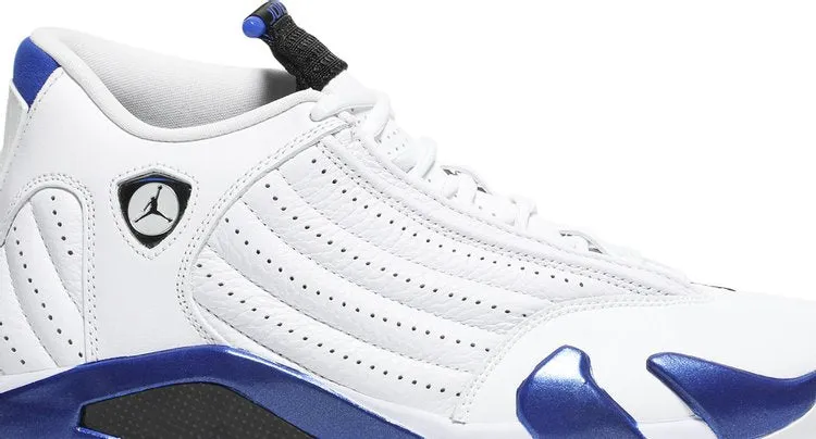 Air Jordan 14 Retro Hyper Royal Sneakers, White