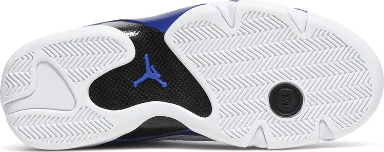 Air Jordan 14 Retro Hyper Royal Sneakers, White