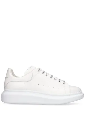 Alexander McQueen   45mm Oversized leather sneakers 