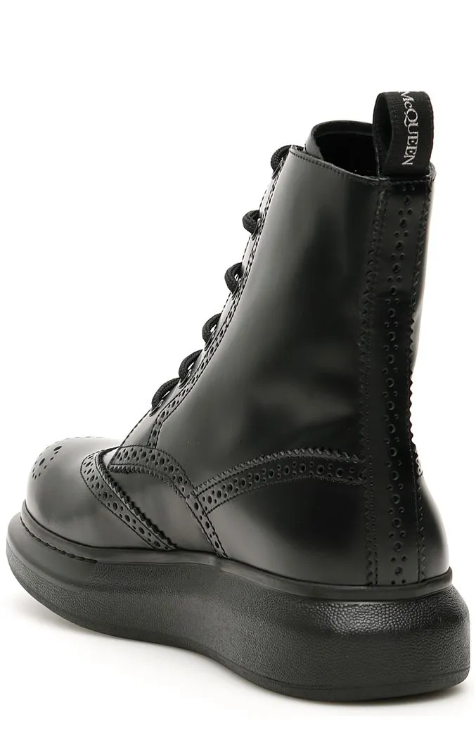 Alexander McQueen Hybrid Brogue Boots