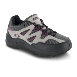 Apex V753 Sierra Trail Run Women's Active Shoe In Grey/purple