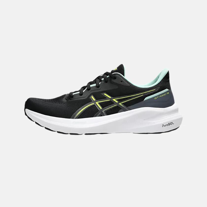 Asics GT-1000 13 Men Running Shoes -Black/Safety Yellow