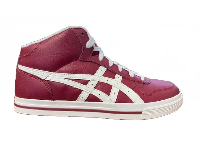 Asics scarpa sneakers per ragazzi Aaron C5B4Y 2501 bordeaux-bianco