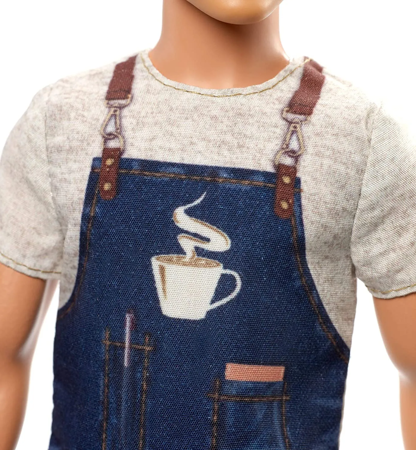 Barbie Ken Careers Barista Doll with Coffee-Themed Accessories - Regular