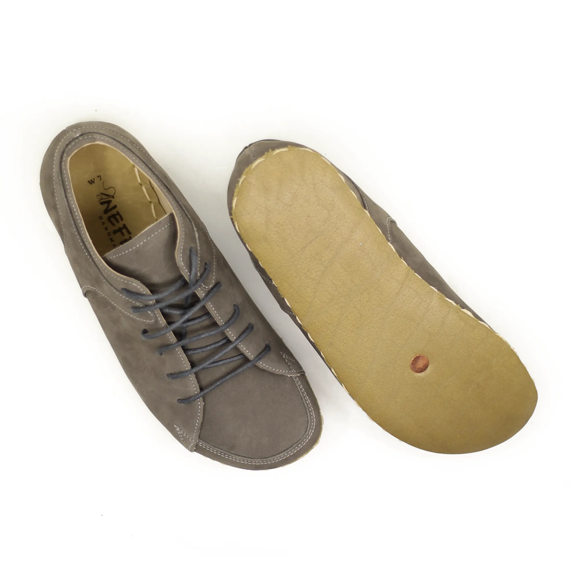 Barefoot Sneaker Gray Nubuck for Men