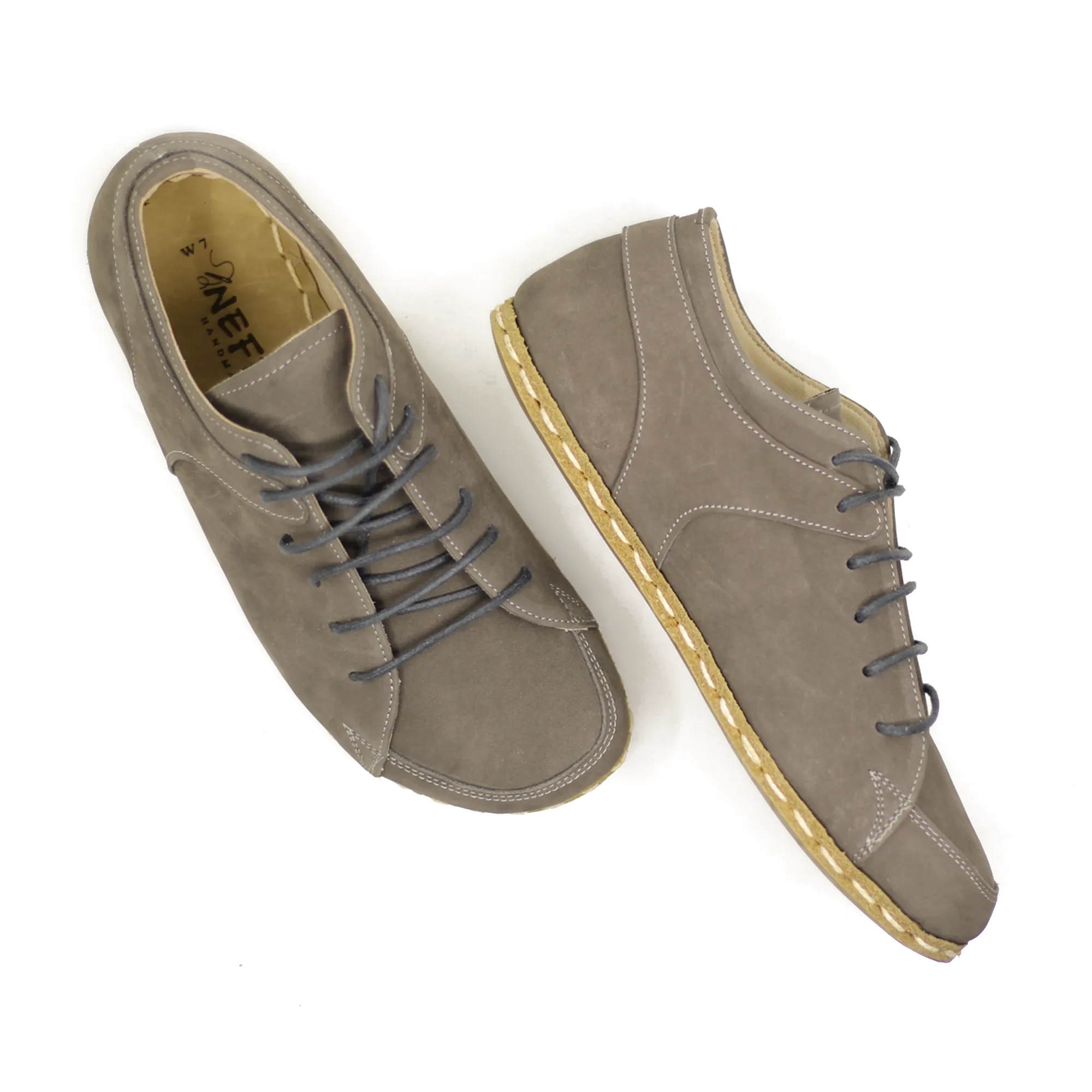 Barefoot Sneaker Gray Nubuck for Men