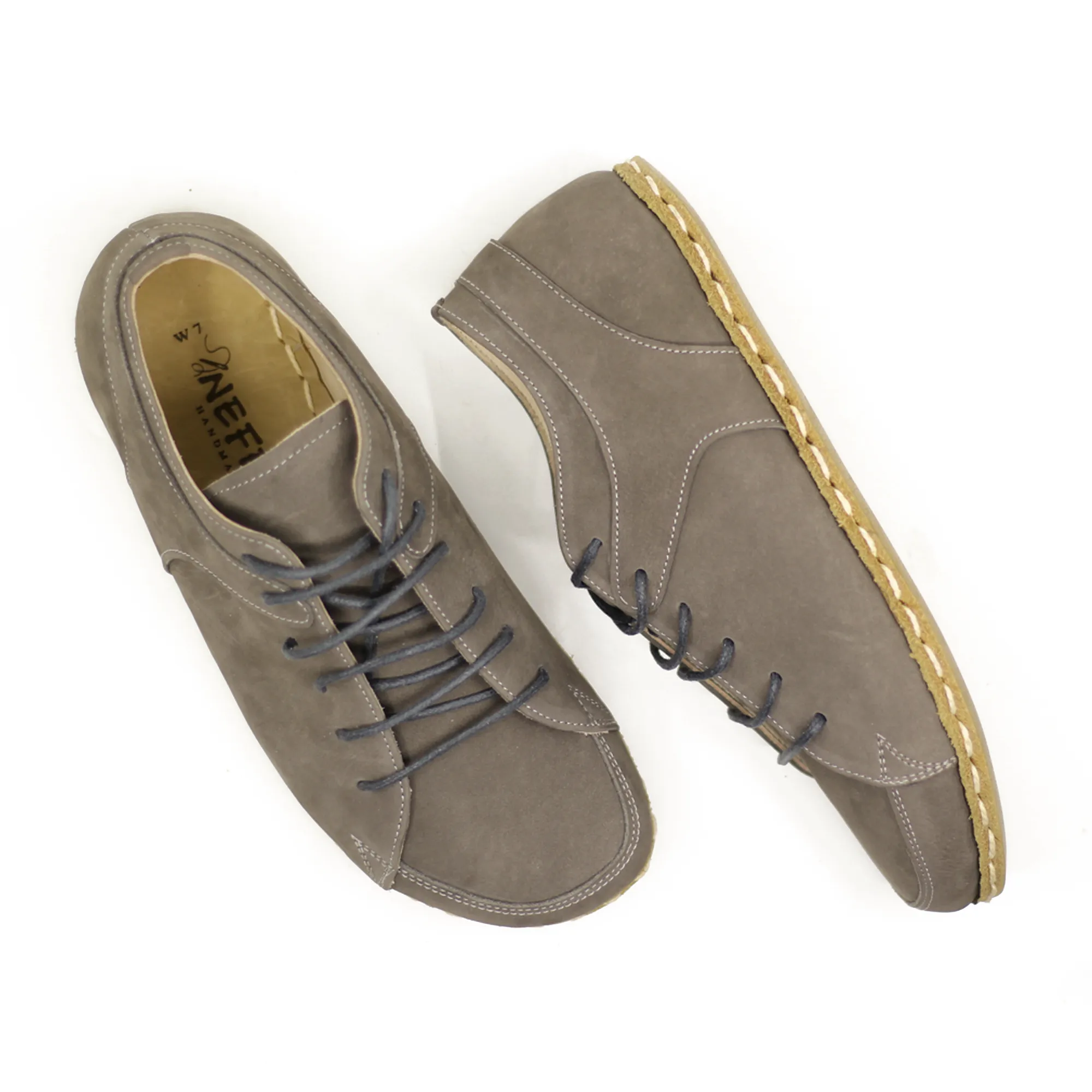 Barefoot Sneaker Gray Nubuck for Men