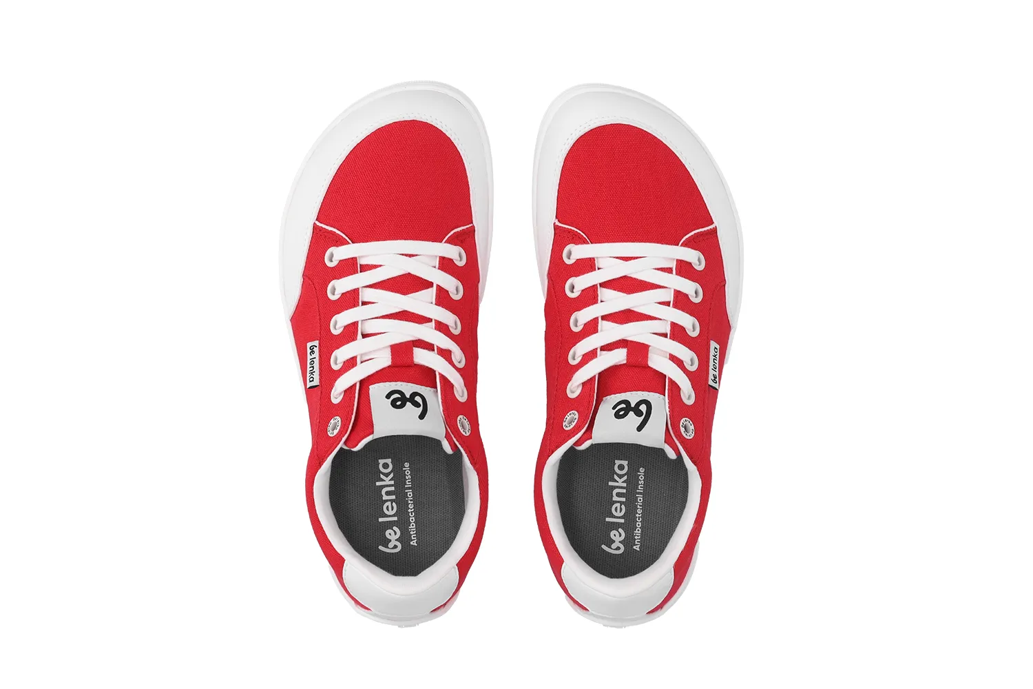 Barefoot Sneakers Be Lenka Rebound - Red & White