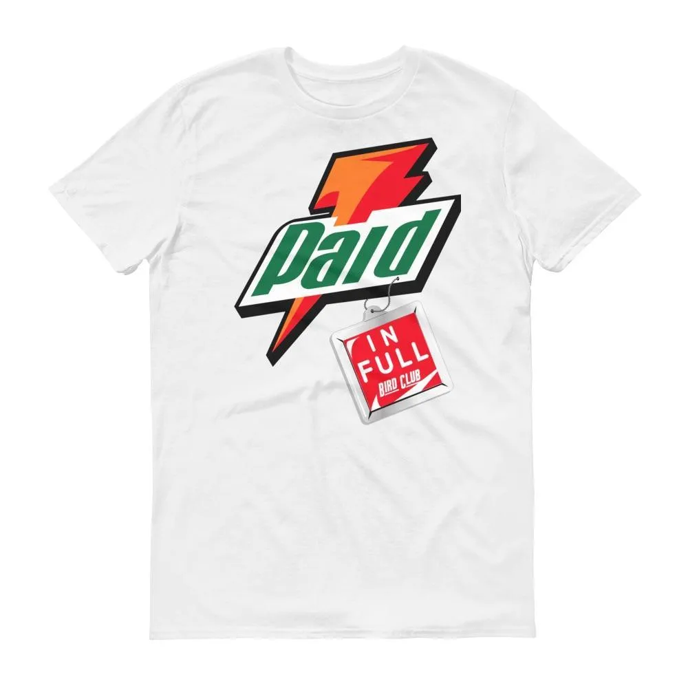 Bird Club Air Jordan 6 Gatorade "Paid in Full" matching t-shirt