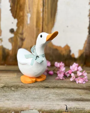 Blossom The Painted Wooden Call Duck by Mrs H The Duck Lady