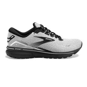 Brooks Mens Ghost 15- White/Black (1103931D121)