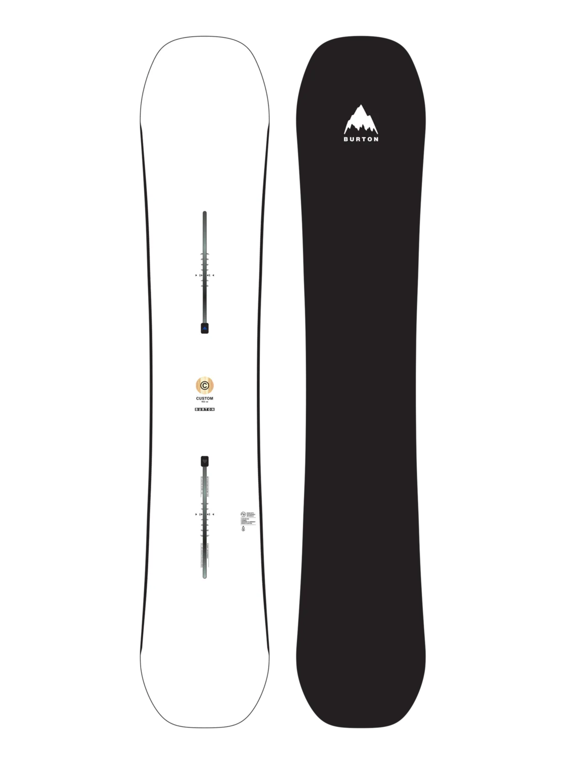 Burton Custom Camber Snowboard Mens 2025 White