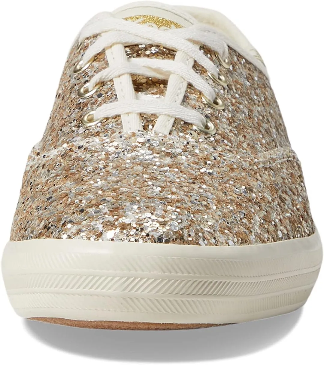 Champion Glitter Lace Up Keds, gold