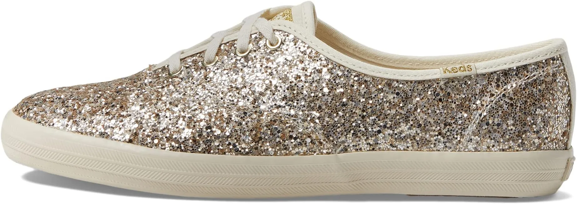 Champion Glitter Lace Up Keds, gold