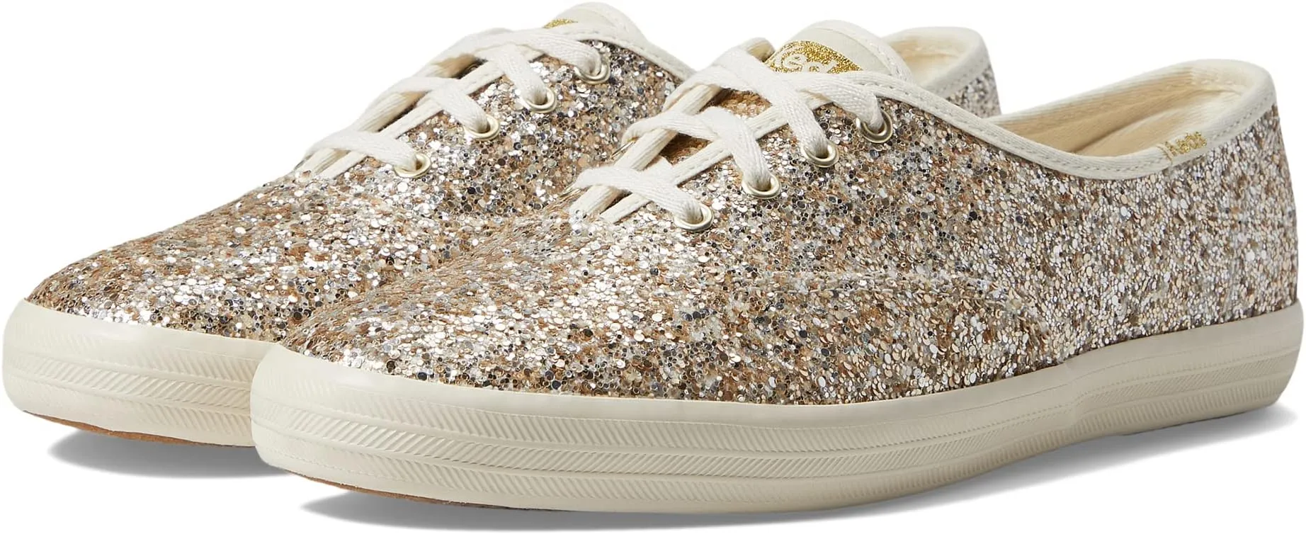 Champion Glitter Lace Up Keds, gold