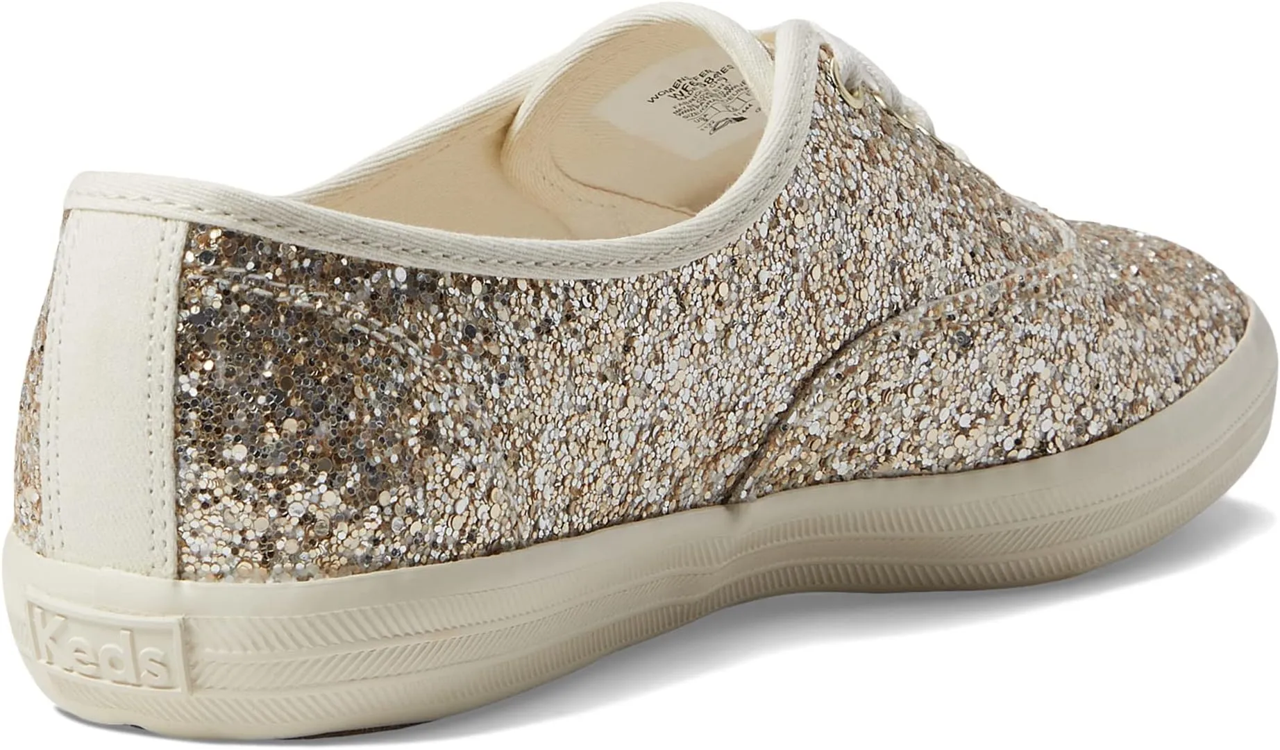 Champion Glitter Lace Up Keds, gold