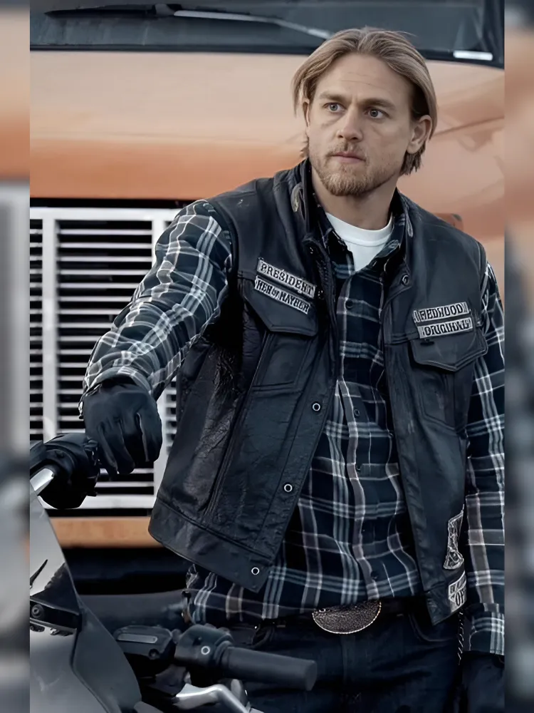 Charlie Hunnam SOA Sons of Anarchy Leather Jacket