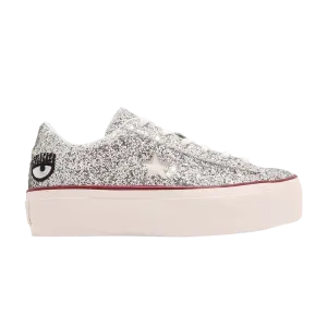 Converse Chiara Ferragni x Wmns One Star Platform Ox 'Glitter' Sneakers, Silver