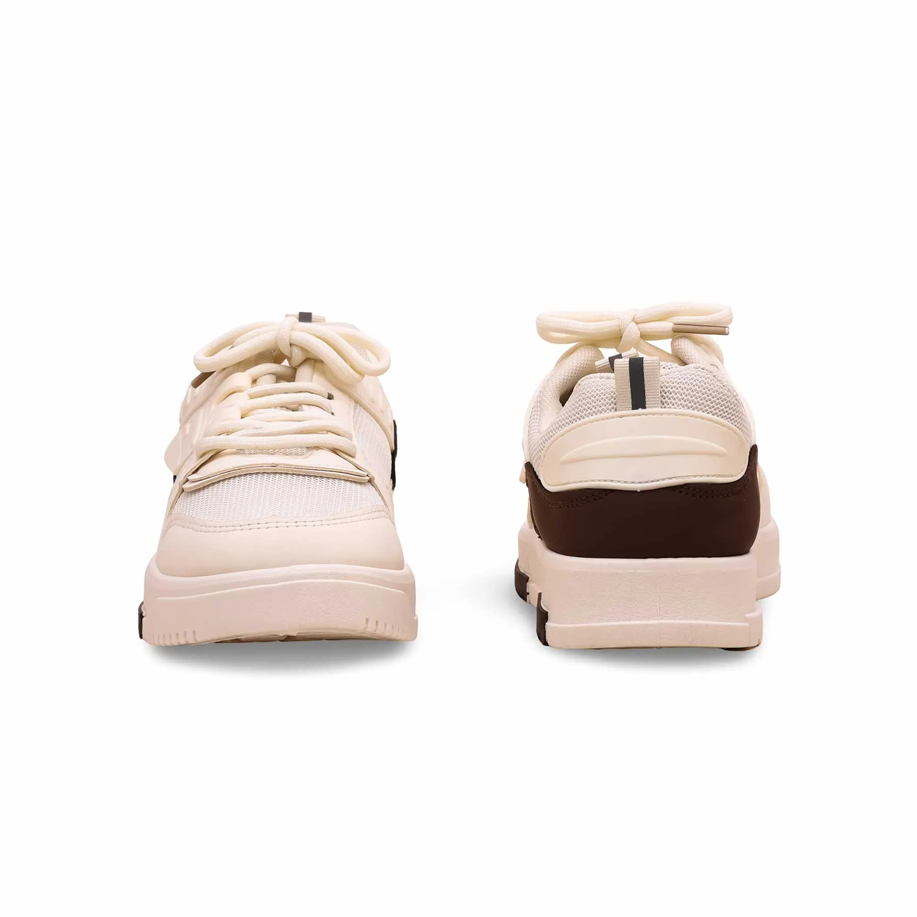 Cream Women Casual Sneaker AT7391