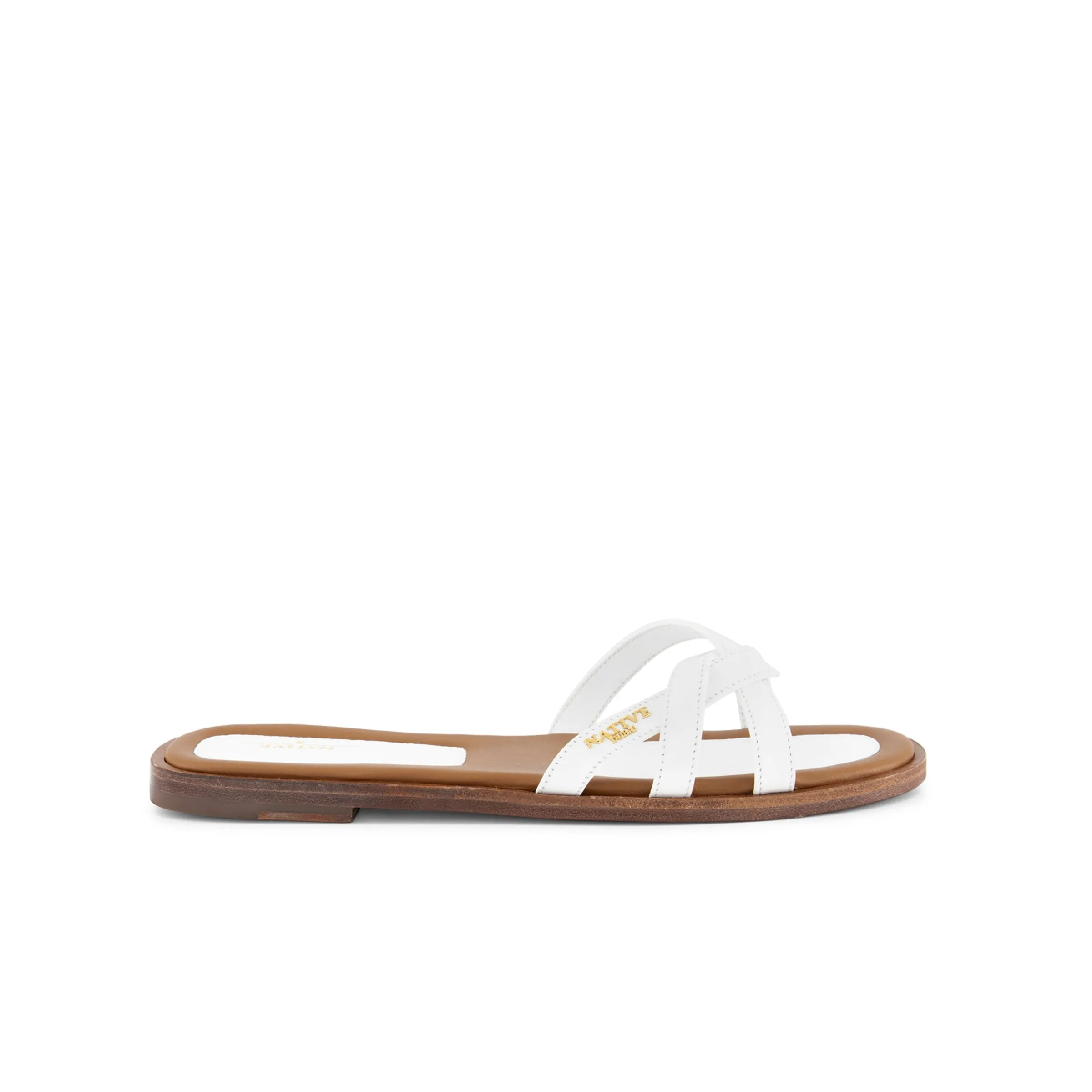 Criss Cross Flats in White