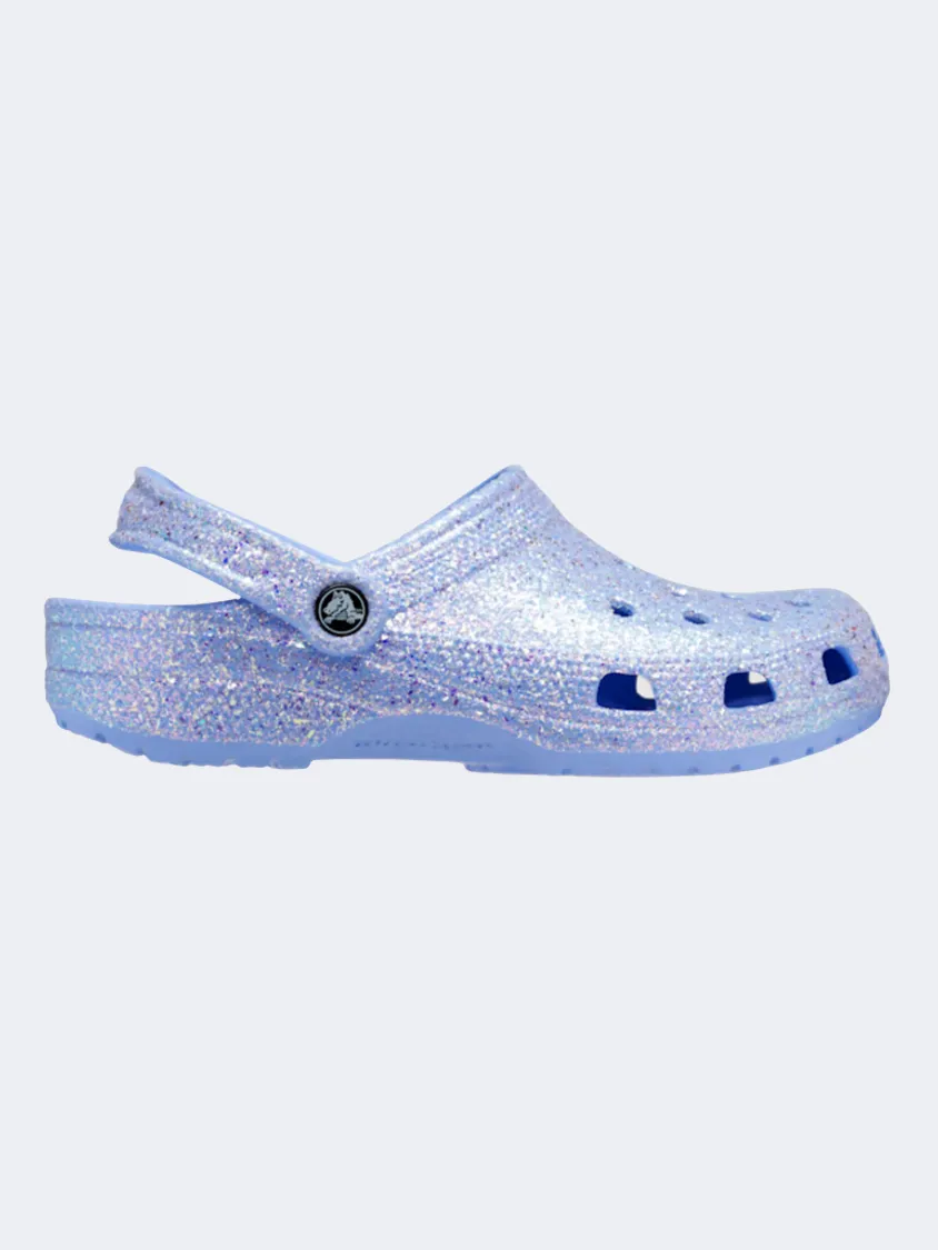 Crocs Classic Glitter Clog Women Lifestyle Slippers Moon Jelly