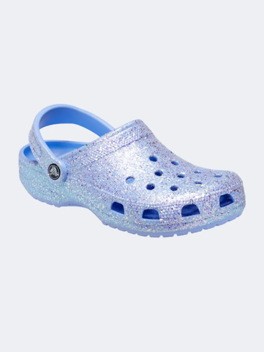 Crocs Classic Glitter Clog Women Lifestyle Slippers Moon Jelly