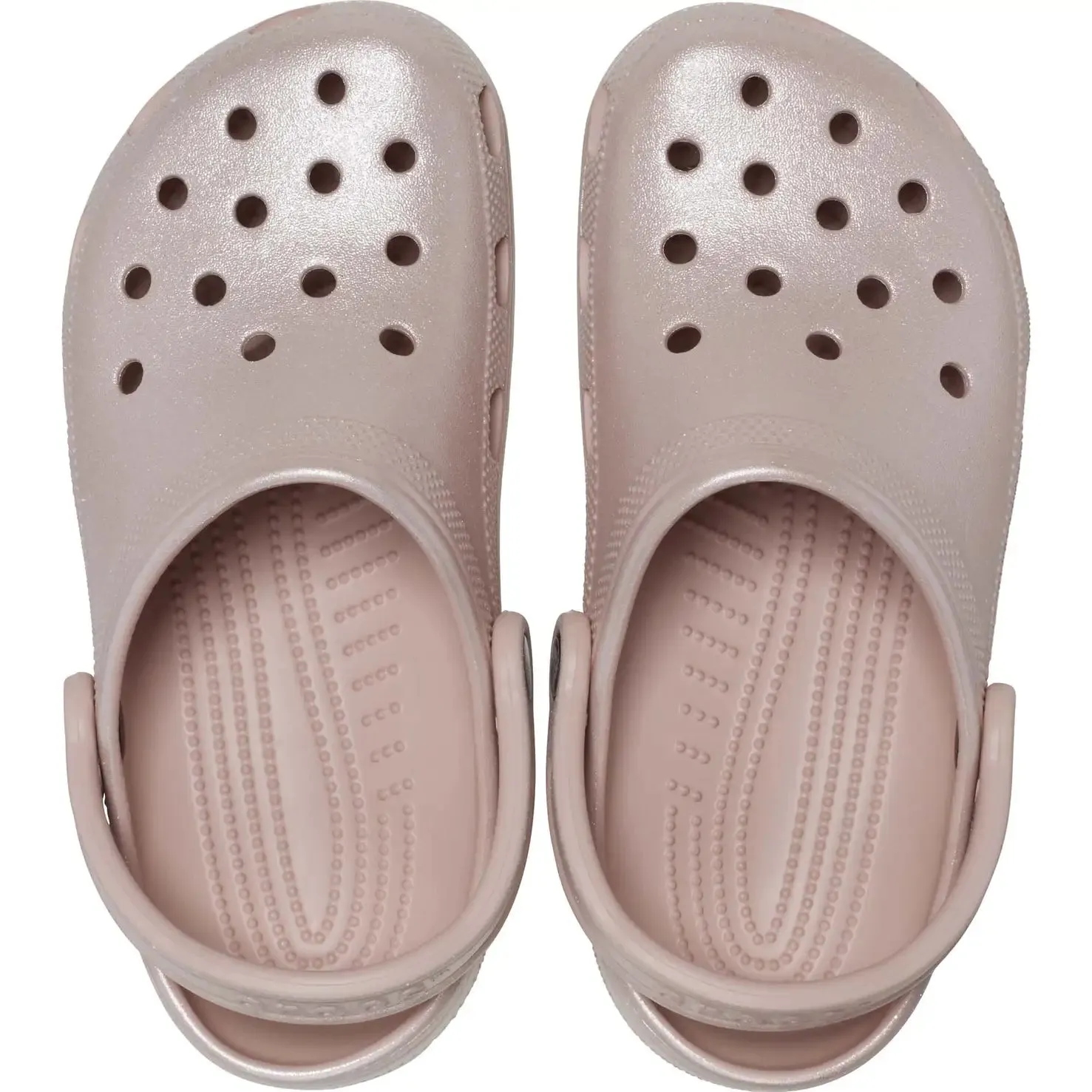 CROCS CLASSIC SHIMMER CLOG - PINK CLAY