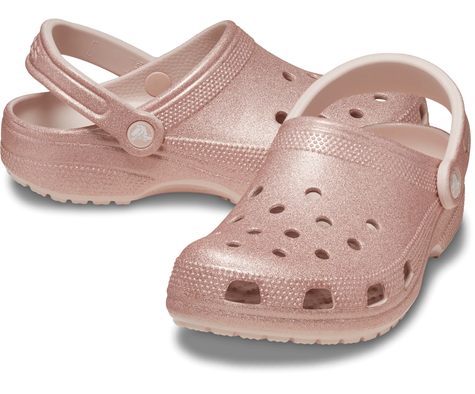 CROCS Unisex Classic Glitter Clog - Quartz