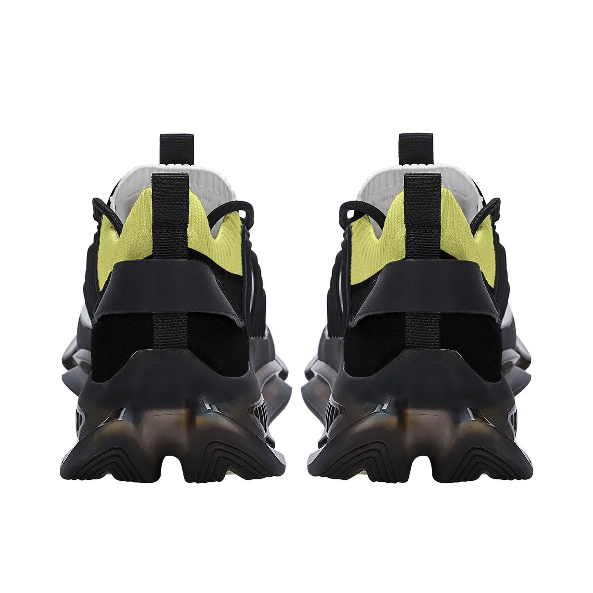 DCYG X2 Yellow& Black  Air Max React Sneakers -