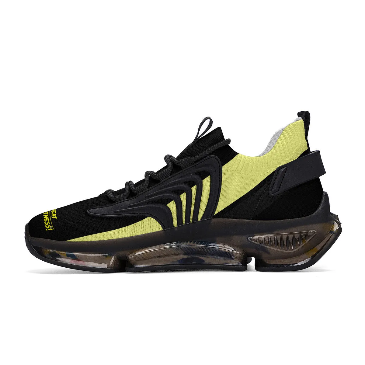 DCYG X2 Yellow& Black  Air Max React Sneakers -