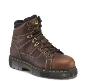 'Dr. Martens' Men's 6" Ironbridge Leather EH WP Steel Toe - Brown