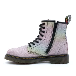 Dr. Martens Rainbow Glitter Ankle Boots Fabric Multicolour Colour For Kids