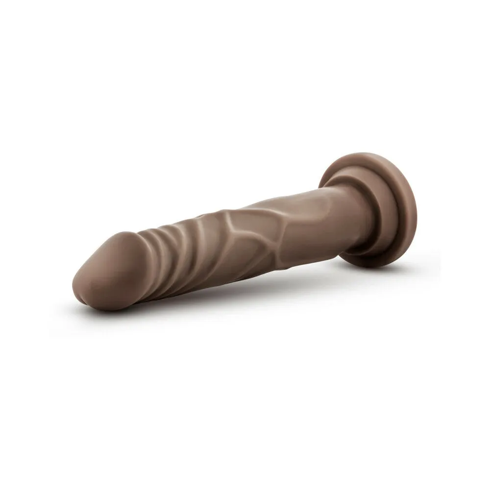 Dr. Skin Basic 7.5 Realistic 7.5 in. Dildo Brown