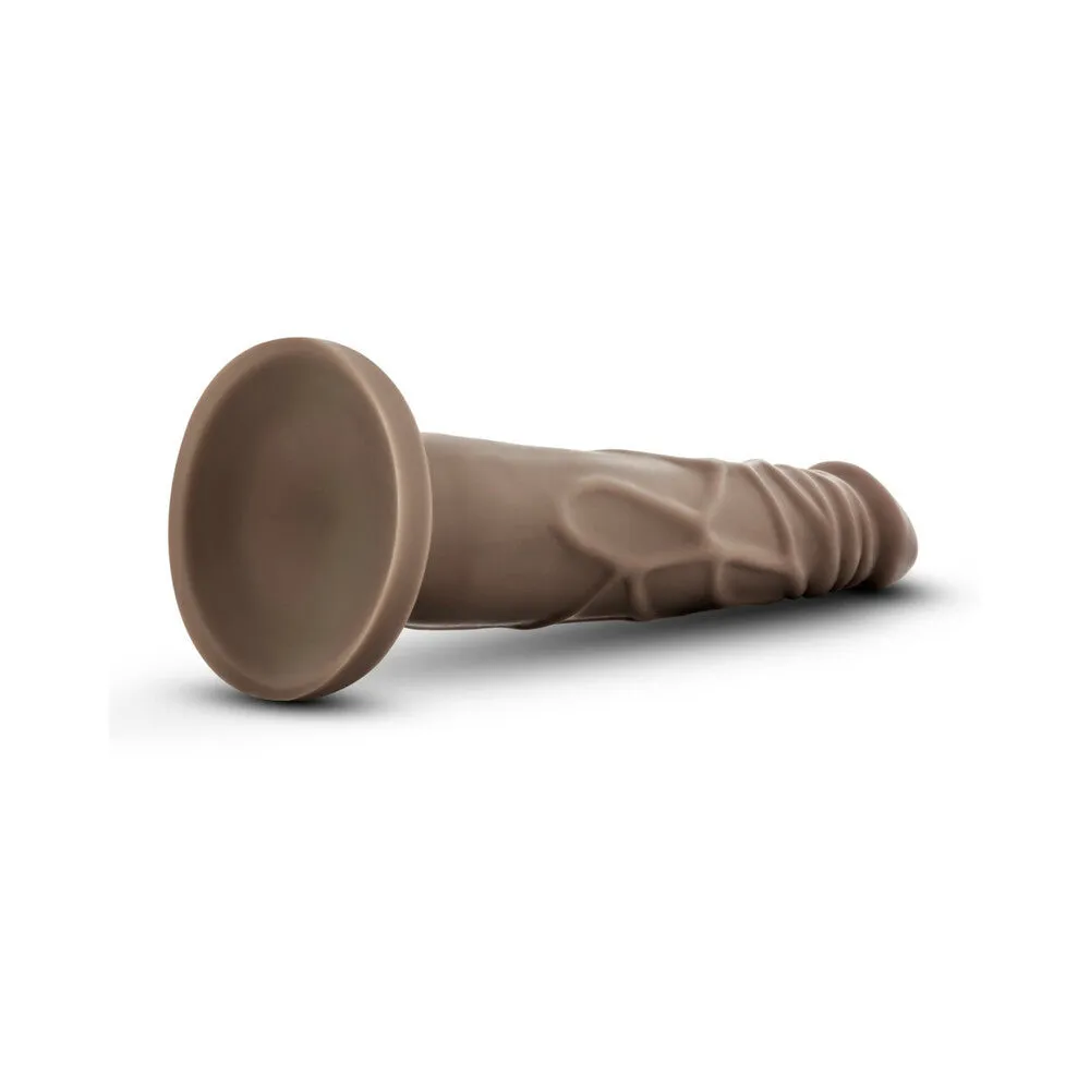 Dr. Skin Basic 7.5 Realistic 7.5 in. Dildo Brown