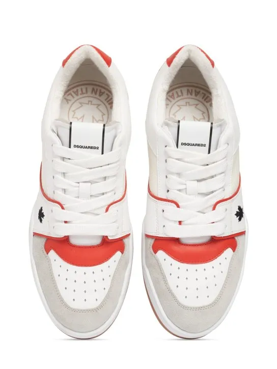 Dsquared2   Logo leather sneakers 