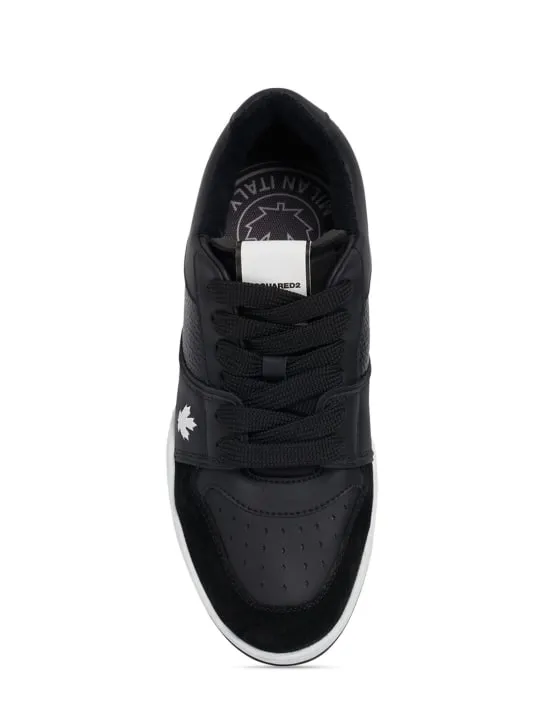 Dsquared2   Logo leather sneakers 