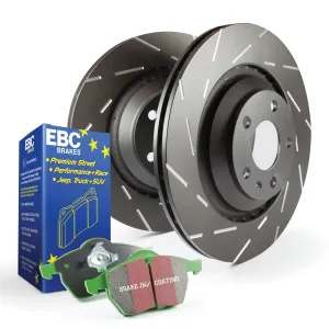 EBC Brakes S2KF1206 S2 Kits Greenstuff 2000 and USR Rotors;