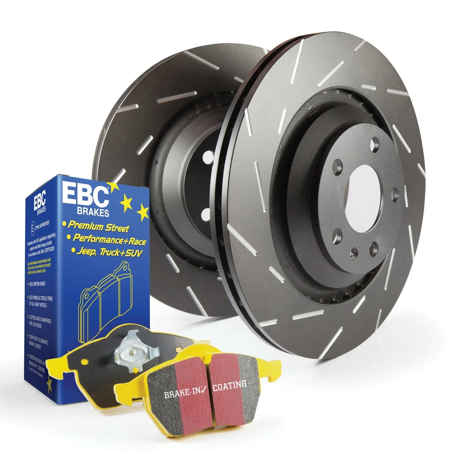 EBC Brakes S9KF1021 S9 Kits Yellowstuff and USR Rotors