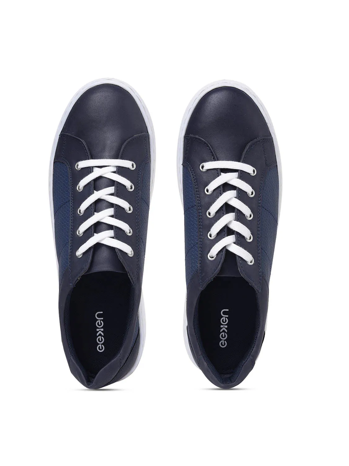 Eeken E1A092 Navy Stylish Smart Daily Occasional Comfortable Sneakers For Men