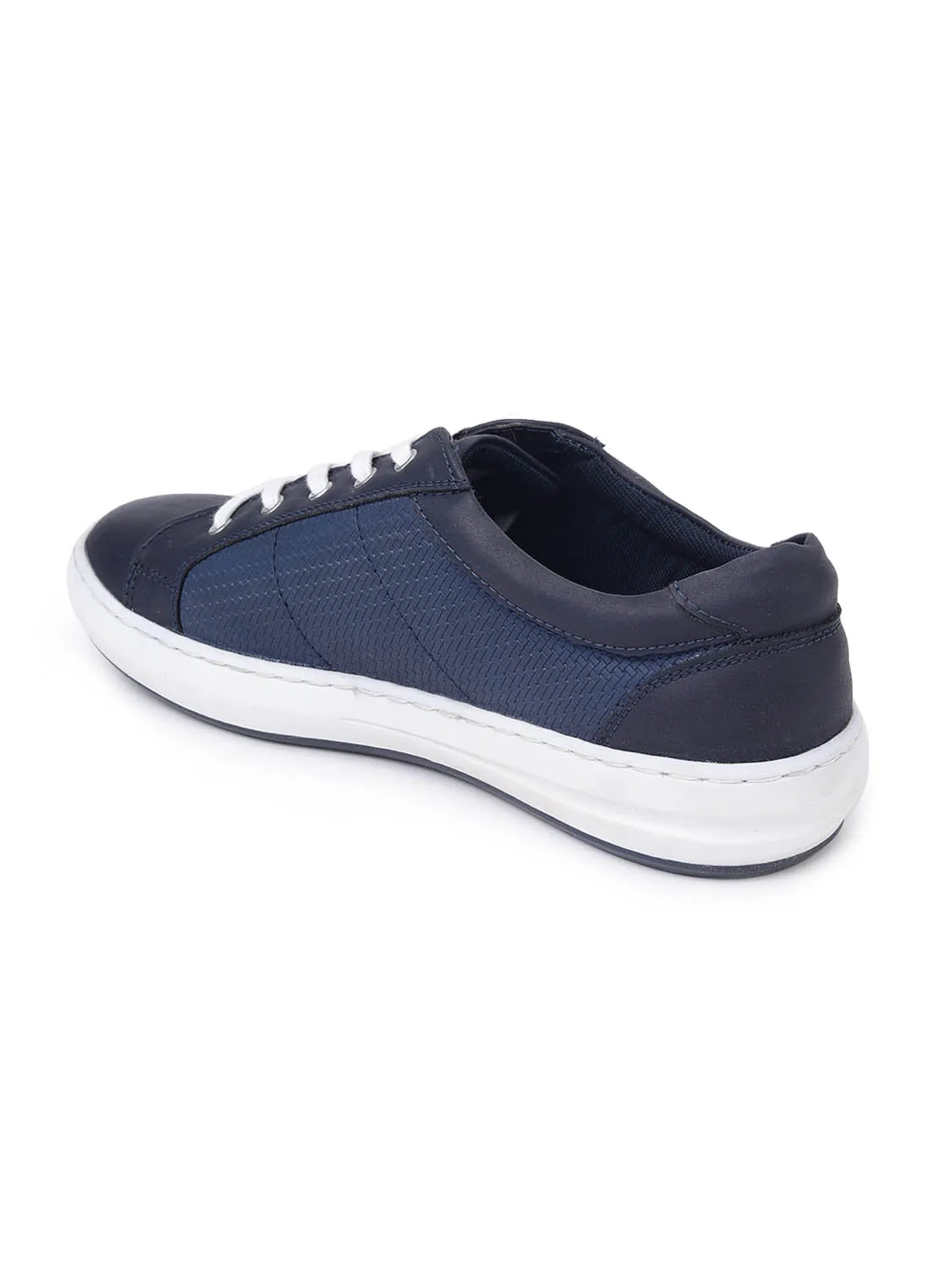 Eeken E1A092 Navy Stylish Smart Daily Occasional Comfortable Sneakers For Men