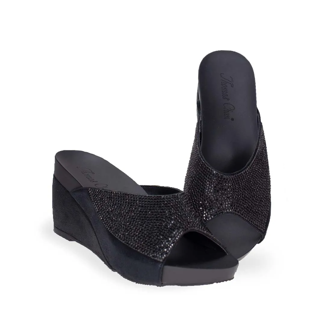 [EXTRA 20% off at cart] Glitter Crystal Dinner Wedges [ODD SIZES LEFT]