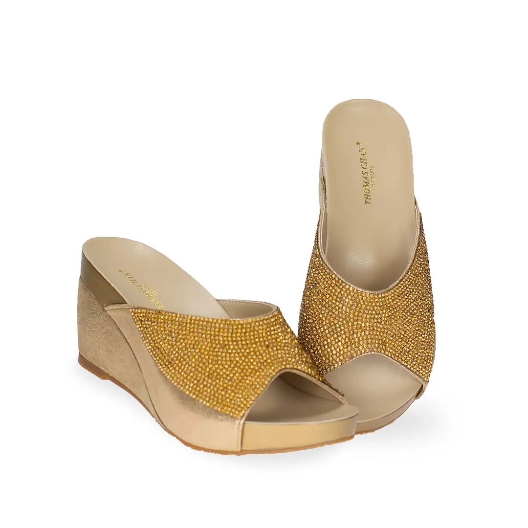 [EXTRA 20% off at cart] Glitter Crystal Dinner Wedges [ODD SIZES LEFT]