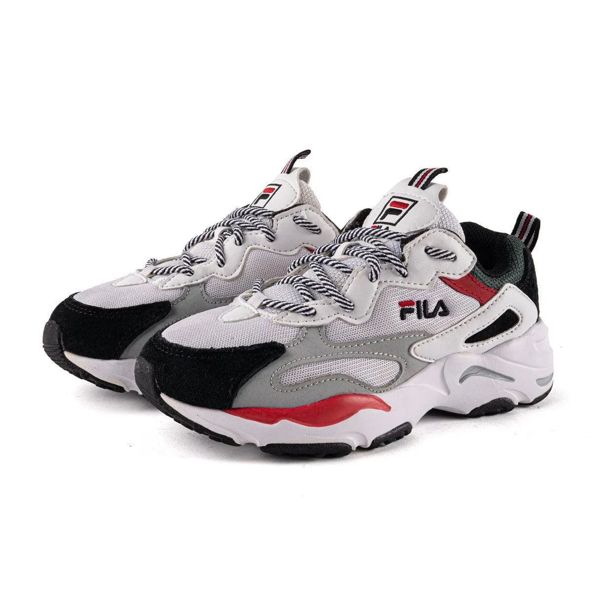 Fila Ray Tracer Low-Top Sneakers Fabric Grey Colour For Women