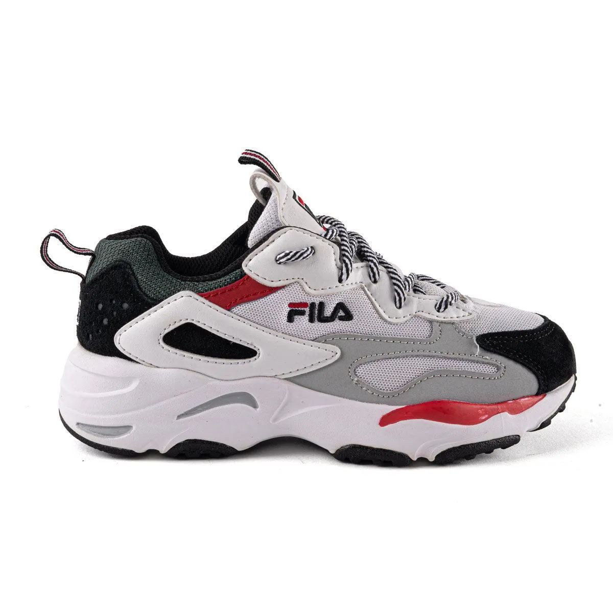 Fila Ray Tracer Low-Top Sneakers Fabric Grey Colour For Women